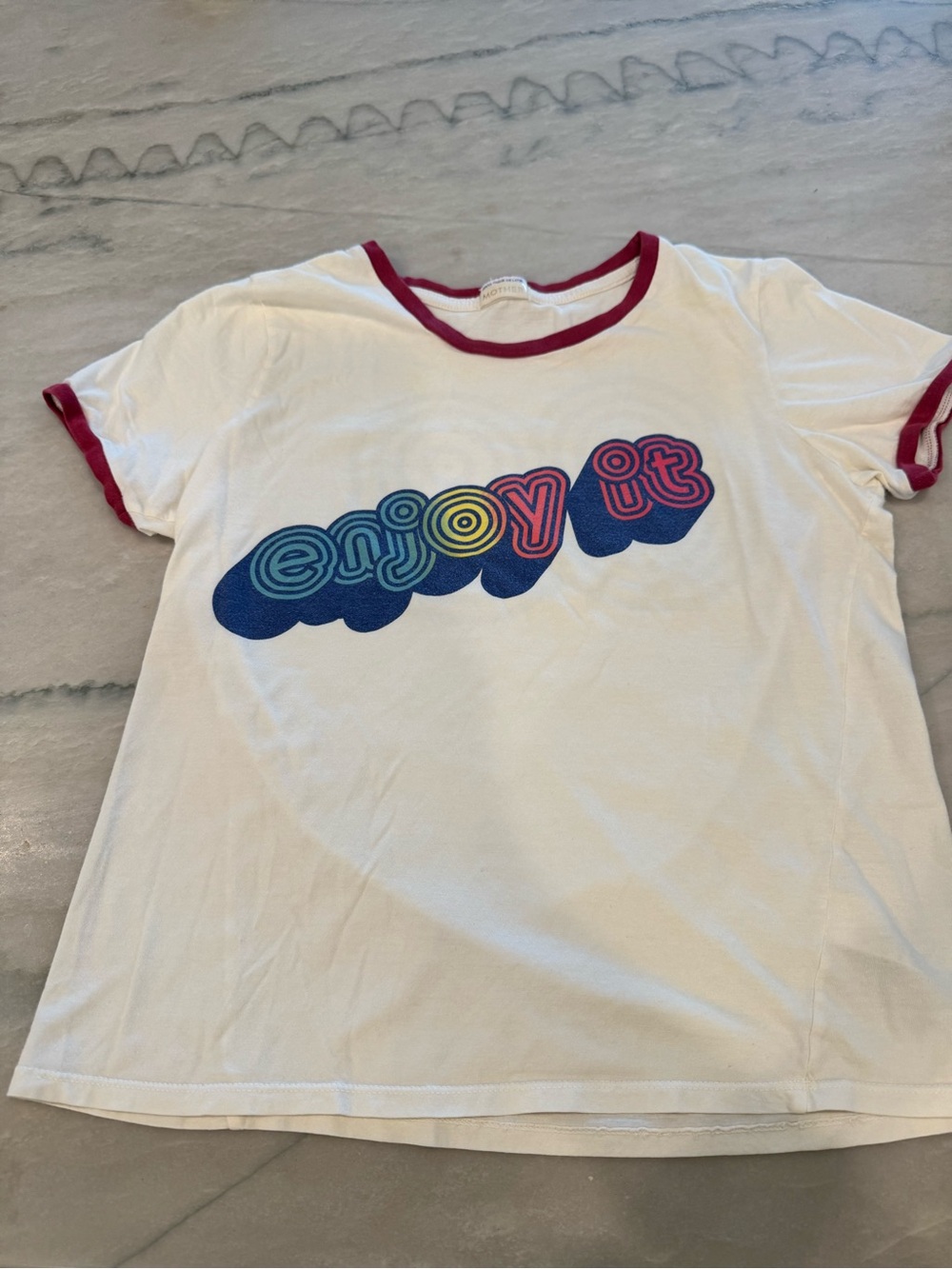 Mother Itty Bitty Goodie Tee in Enjoy It size Medium